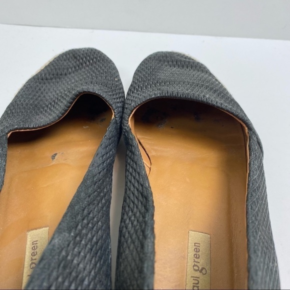 Paul Green Black Slip On Shoes 37 - Picture 5 of 8